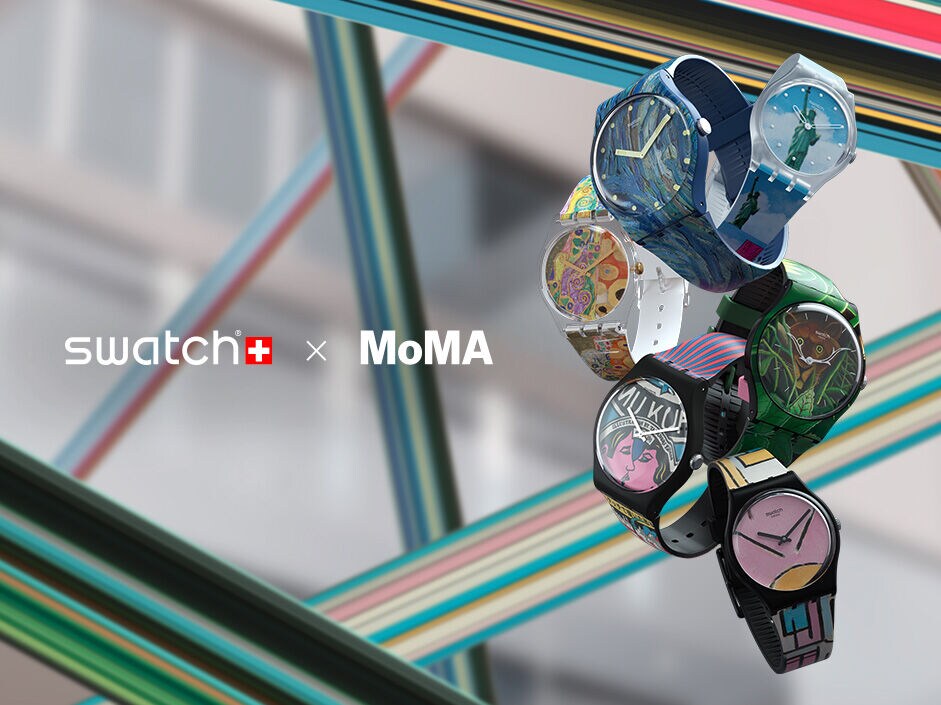 Swatch x Magritte Watches - Gray – MoMA Design Store